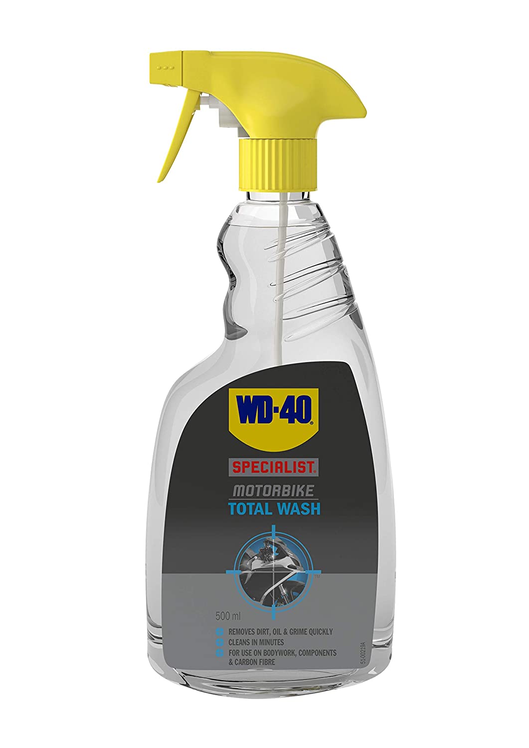 WD40 Specialist, Motorbike Total Wash, Removes Dirt & Mud, 500ml