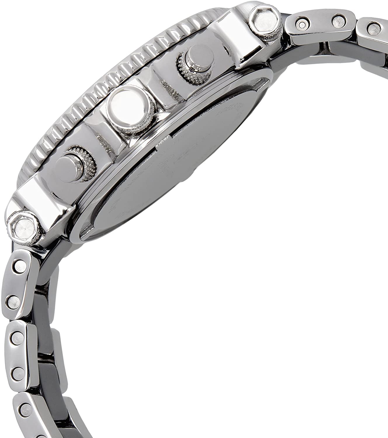 Burgmeister Kardamena Women's Quartz Watch with Black Dial Chronograph Display and Silver Stainless Steel Bracelet BM215-121 - Image 2