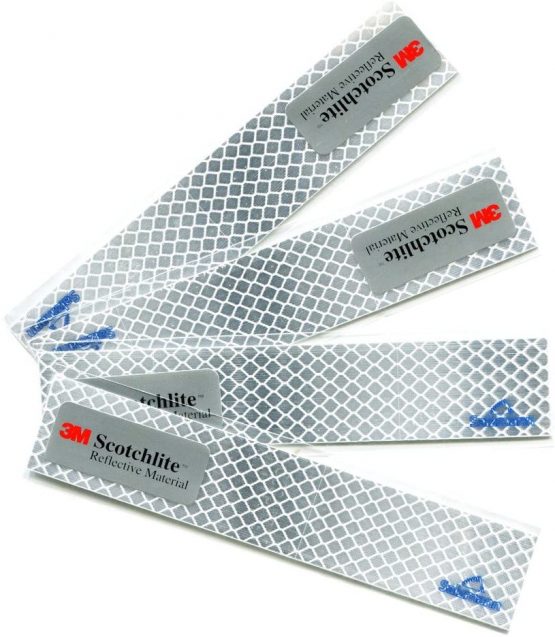 Salzmann Diamond Grade Stickers | Waterproof, All-Weather Reflective Stickers | Made with 3M Diamond Grade - Image 2