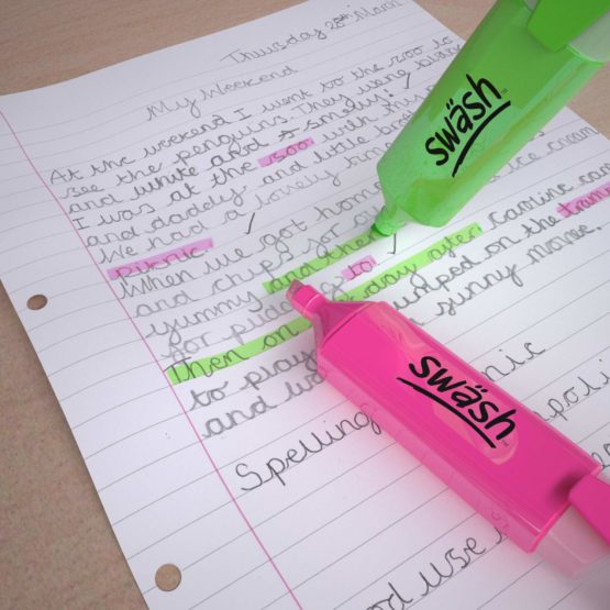 Swash Premium Highlighter Pens 48 Pieces, Green - Image 3