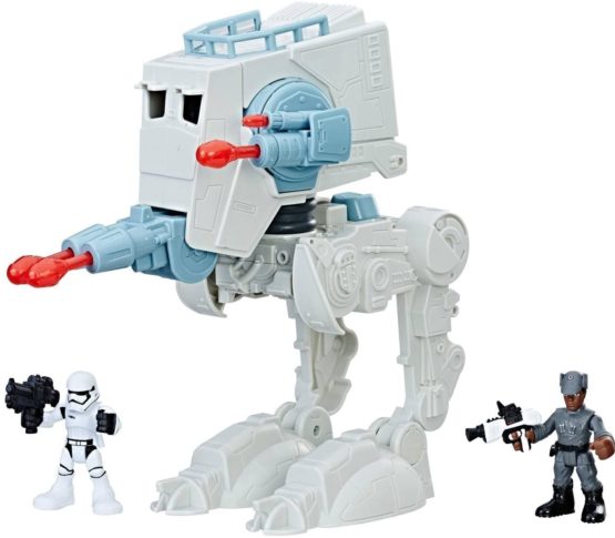 Hasbro Disney’s Star Wars Playskool Galactic Heroes Exclusive Adventure Play Set, Imperial First Order AT-ST & 2 Action Figures Included, Toy, Designed for Kids Ages 3-7