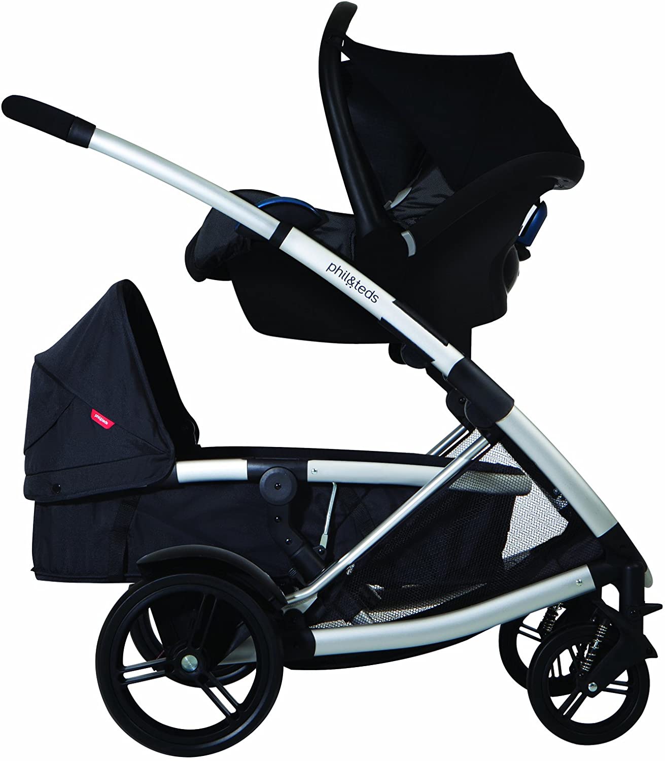 phil&teds TS21 Promenade/Maxi Cosi Cabriofix/Pebble Car Seat Adapters, Black - Image 4