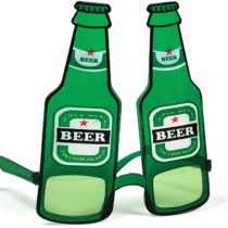 Bristol Novelty BA278 Beer Bottle Glasses, Unisex-Adult, One Size