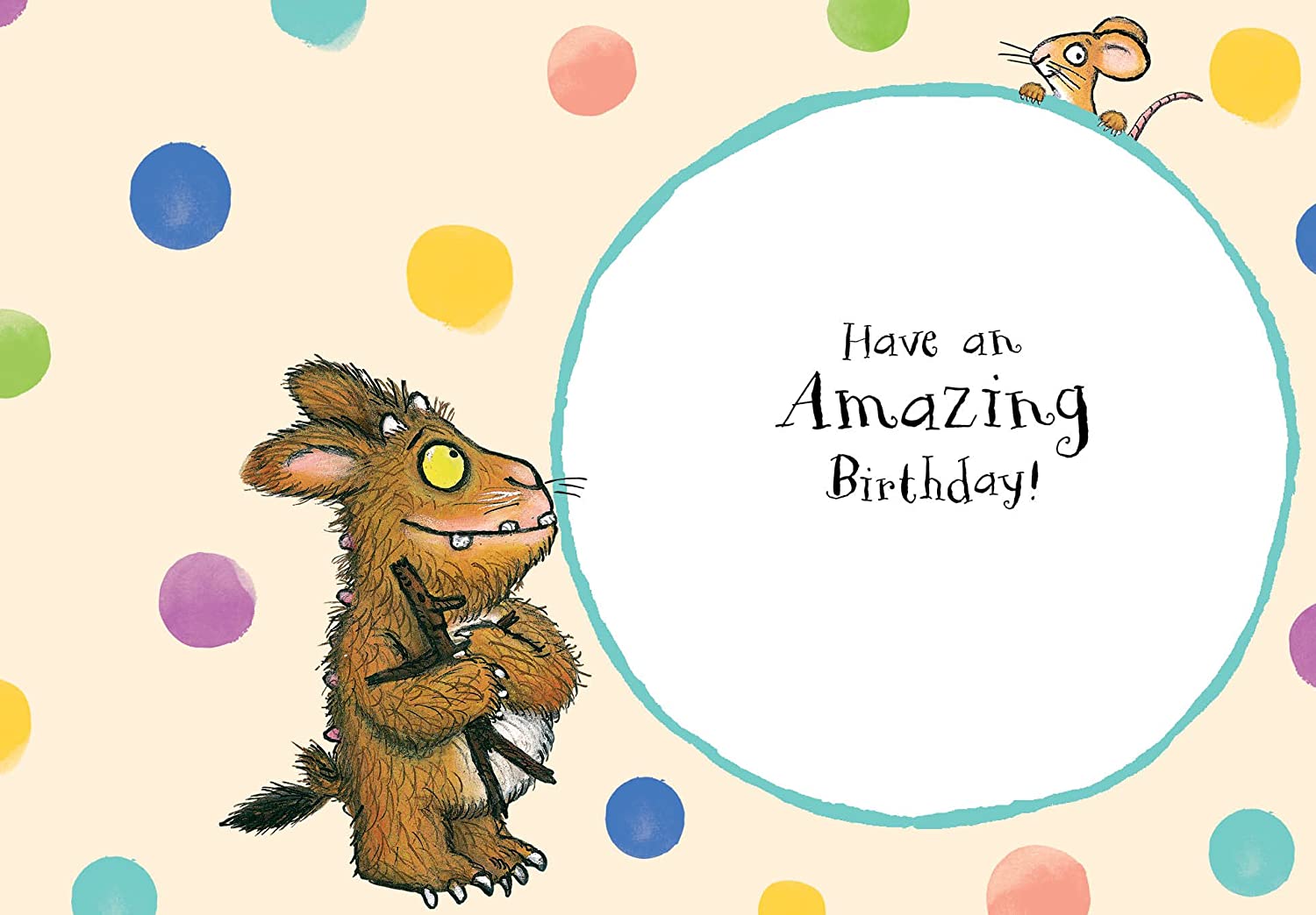 Gruffalo 2nd Birthday Card Age 2 Birthday Card, Multi, Standard - Image 2