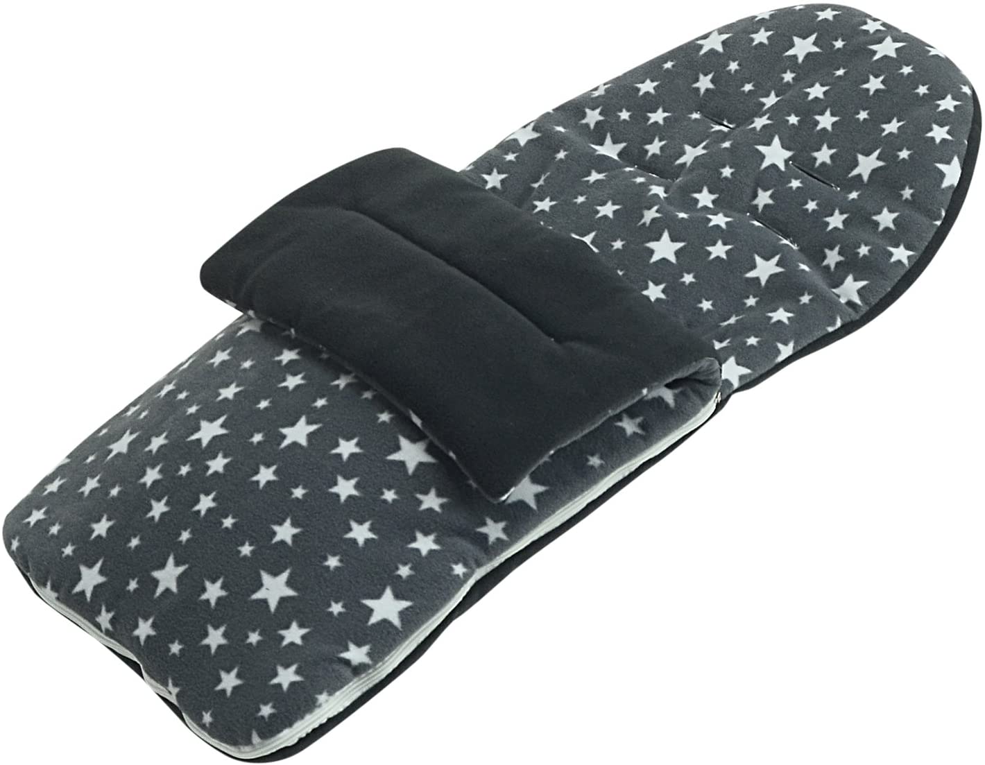 Fleece Footmuff Compatible with Britax B-Agile - Grey Star - Image 3