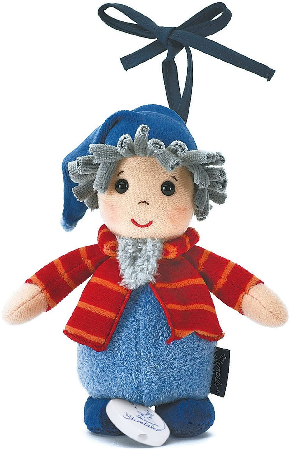 Sterntaler Musical Toy, Snuggle-Sandman, Integrated Music Box, Size: S, Multicoloured