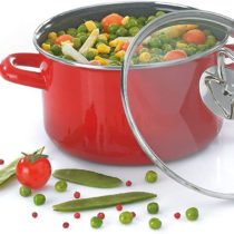 Karl Kruger Rome Series Meat Pot, 1.5 l, Metal, Red, 1.5 Litre