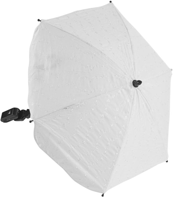 For-Your-Little-One Ba Parasol Compatible with Chicco London, White