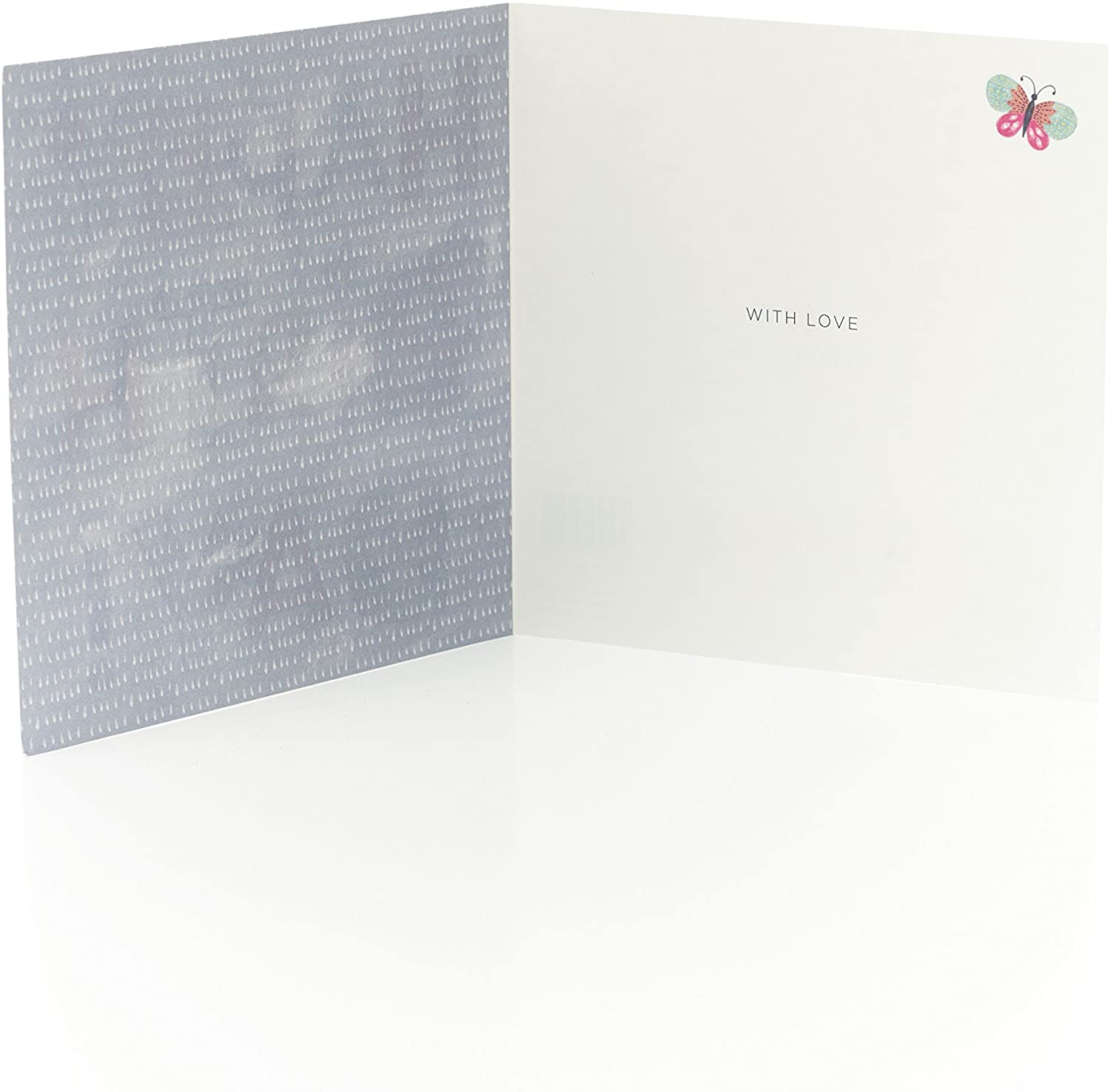 UK Greetings Birthday Card For Her/Female Friend With Envelope - Lovely Design, White and floral, 159 mm x 159 mm - Image 2
