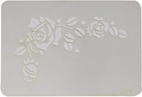 JEM Romantic Rose Stencil
