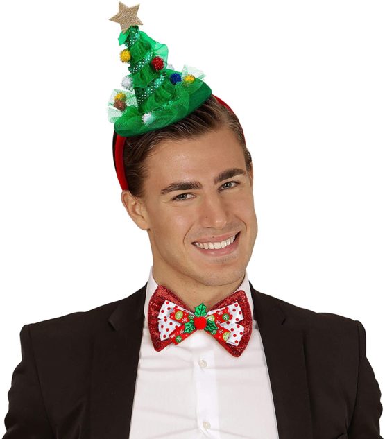 Christmas Tree Headband Fancy Dress Accessory - Image 4
