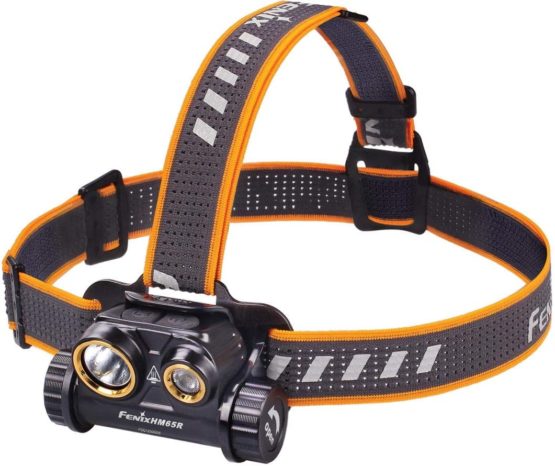 fenix HM65R Rechargeable 1400 Lumen Headlamp, Black,