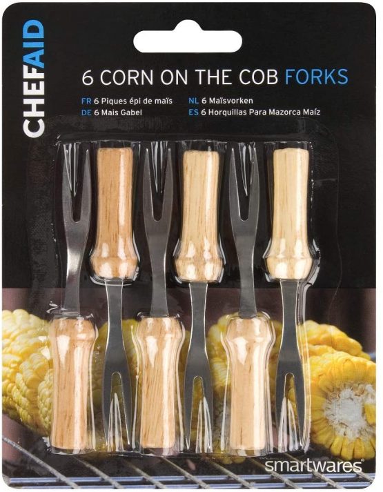 Chef Aid Stainless Steel Corn on the Cob Forks