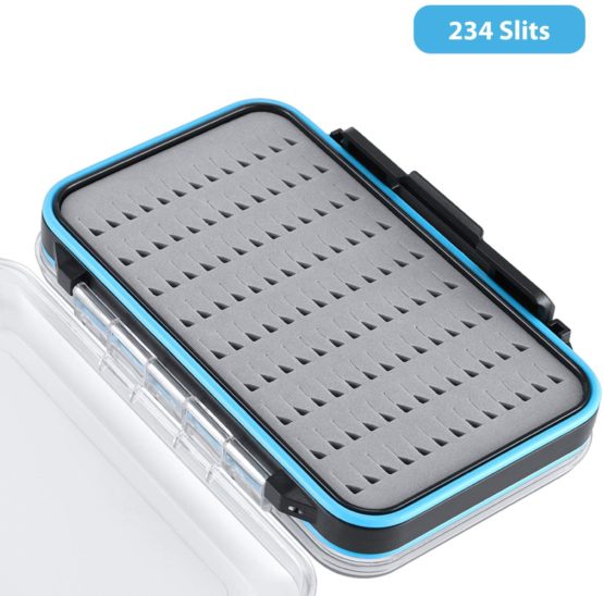 Magreel Fly Fishing Box Two-sided Waterproof Lightweight Fly Box Easy Grip Transparent Lid Fly Fishing Lures Box Multiple Sizes - Image 3