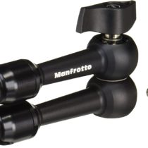 Manfrotto 244MINI Arm Mini with Interchangeable 1/4 inch Attach and 3/8 inch Adapter, black