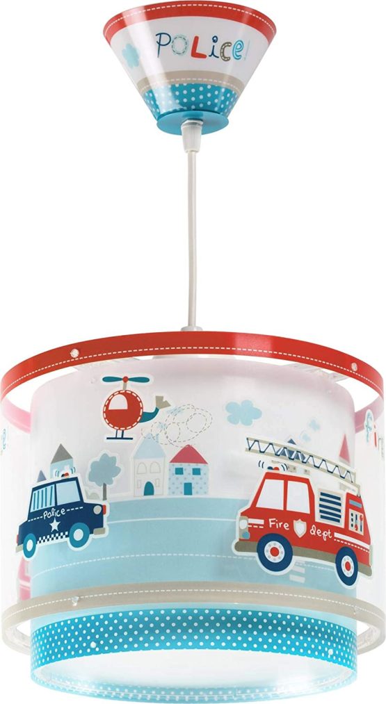 Dalber Hanging lamp Police, Blue, Red, White - Image 2
