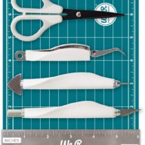 We R Memory Keepers Mini Scrapbooking Tool Kit 6 Pieces, White