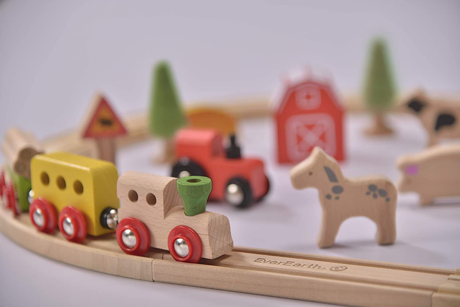 EverEarth - Farm Train Set (EE33590), Multicoloured - Image 2