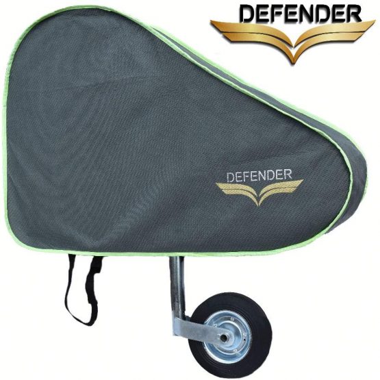 Caravan Defender Tow Hitch Cover Light Grey/Green Universal Towing Accessories Protector Waterproof Trailer Covers with Straps