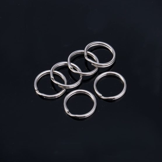 Bememo 100 Pack Key Ring Round Hoop Small Metal Split Rings for Home Keys Organization and Craft Making, Silver (15 mm/ 0.59 inch) - Image 4
