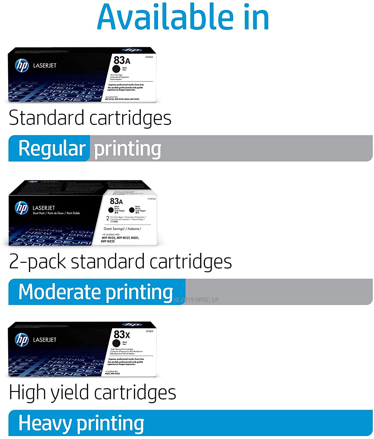 HP CF283X 83X High Yield Original LaserJet Toner Cartridge, Black, Single Pack - Image 2