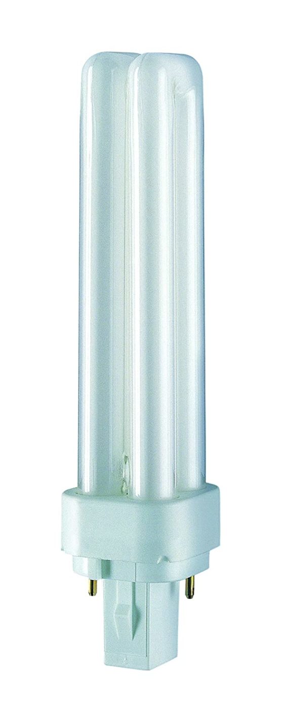 Osram DD18840 Dulux Halogen Bulb, Glass, Cool White, G24d-2, 18 W