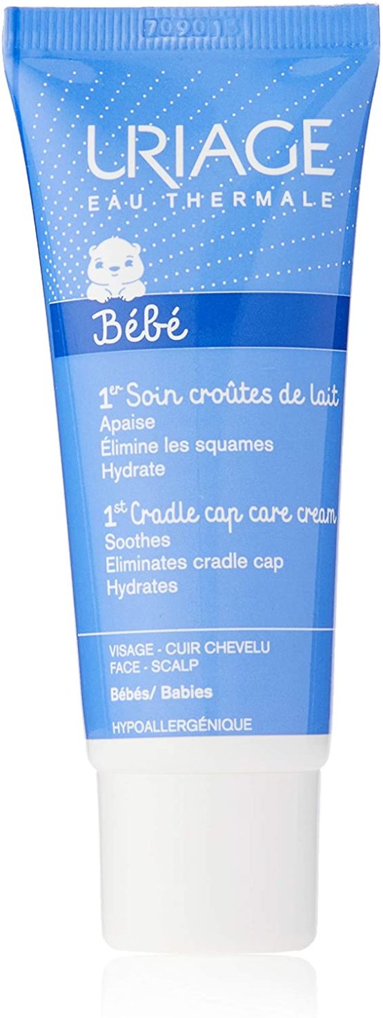 Uriage Cradle Cap Skincare Soothing Regulating Cream for Babies, 40 ml