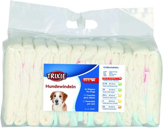 Diapers (nappies) for dogs, L, 12 pcs