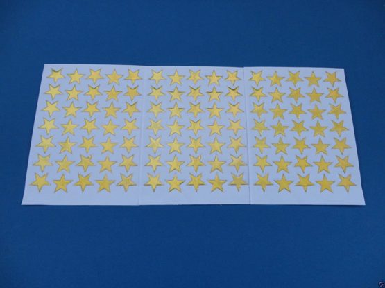 a2bsales 100 Gold Stars School Teacher Office Merit Reward Stickers Self Adhesive - Image 3