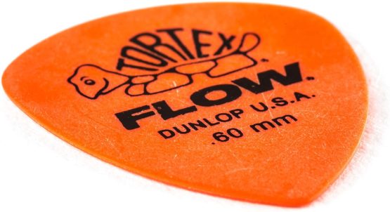 DUNLOP TORTEX® FLOW® PICKS – Standard .60 mm – Orange (Set of 12 pieces) - Image 4