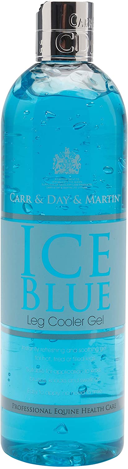 Carr & Day & Martin Ice Blue Leg Cooler 500ml, Clear, 500 ml (Pack of 1)