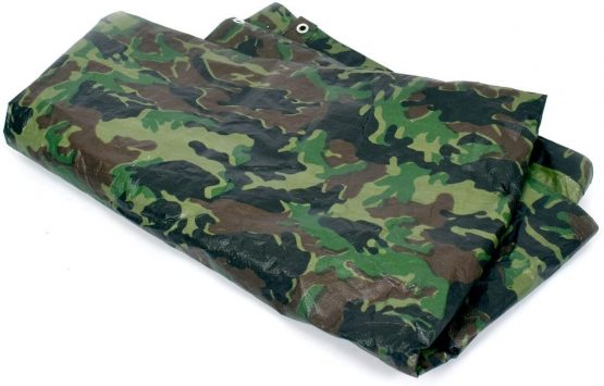 Playlearn Camouflage Tarpaulin 3m x 2m Waterproof Sheet Ground Sheet Cover Tent Camping Furniture