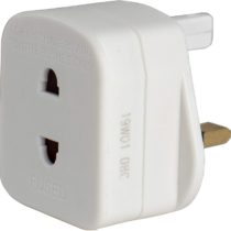 Masterplug Shavingadaptor_01 Electric Shaver Adaptor, 50 x 48 x 46 mm, White