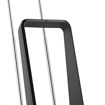 One For All Amplified Indoor Digital TV Aerial - Ready to receive Freeview and Analogue TV Signals within a range of 15 miles – Full HD Ready - HDTV Antenna – UHF/VHF – black - SV9460