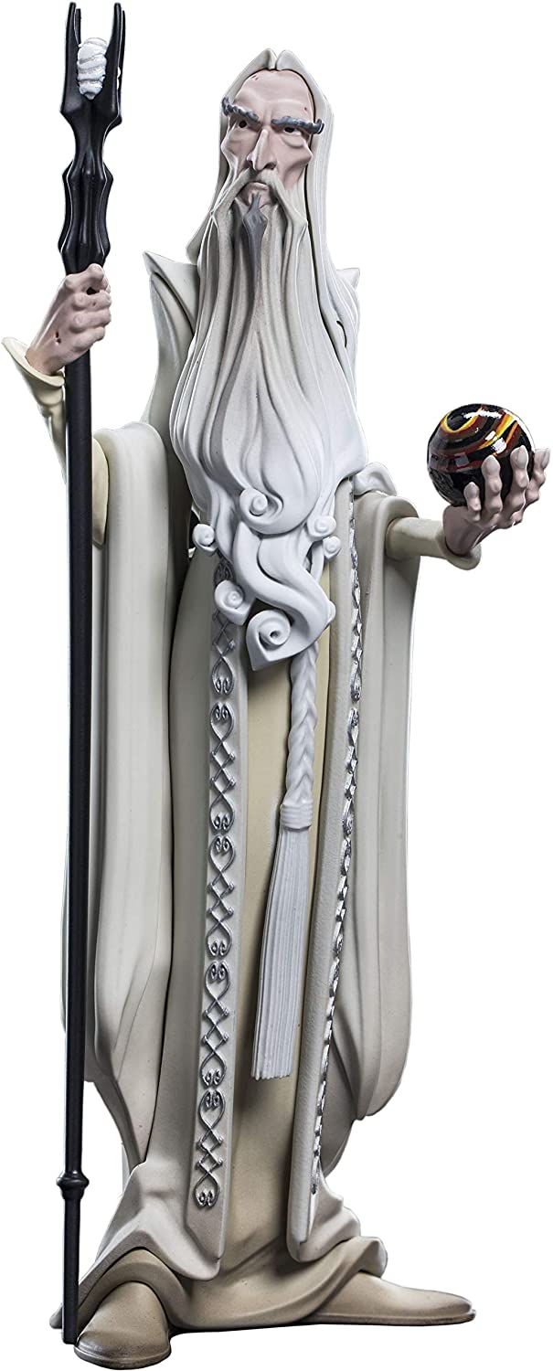 Weta Workshop Lord of the Rings Mini Epics Vinyl Figure Saruman 17 cm, Multicolor, Standard