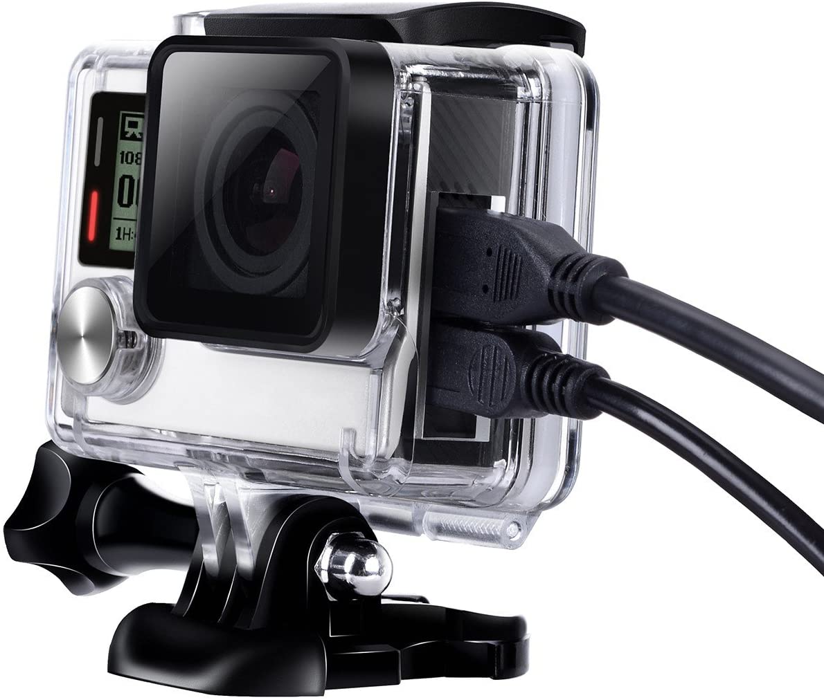 Suptig Protective case Wire Connectable Skeleton Protective Side Open Housing case for GoPro Hero 4 Hero 3+ Hero 3 camera - Image 2