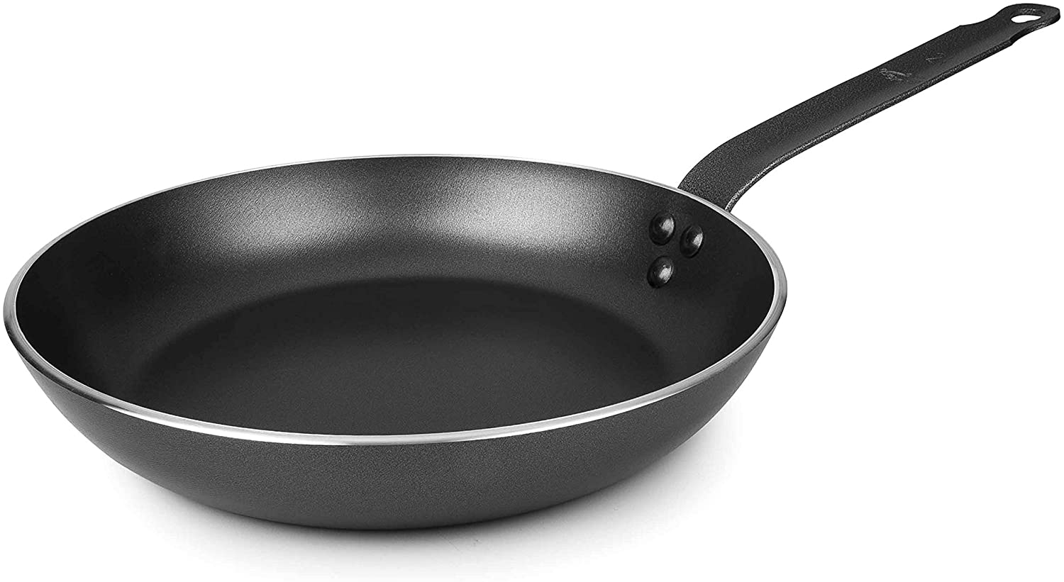 Lacor-23622-FRYING PAN Robust ALUMINIUN Non-Stick 22, Black, 22 cm