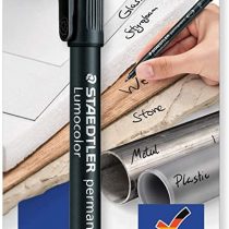STAEDTLER 318-9 BKDA Lumocolor Permanent, fine, Black, blistercard of 1 Pen