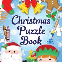 Christmas Book Henbrandt 12 Mini Christmas Puzzle Activity Books A6 - Girl or Boys Party Bag Fillers