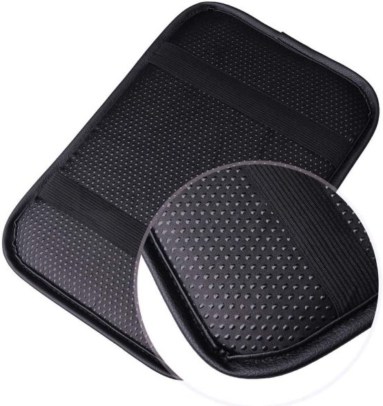 pengxiaomei Car Armrest Pad, Black Car Center Console Cover Waterproof Center Console Pad Car Armrest Seat Box Cover Protector for Most Vehicle, SUV, Truck, Car - Image 4