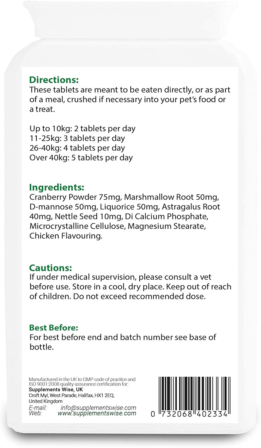 Bladder Support For Dogs and Cats, UTI Treatment, Urinary Tract Infection and Cystitis Relief - Image 3