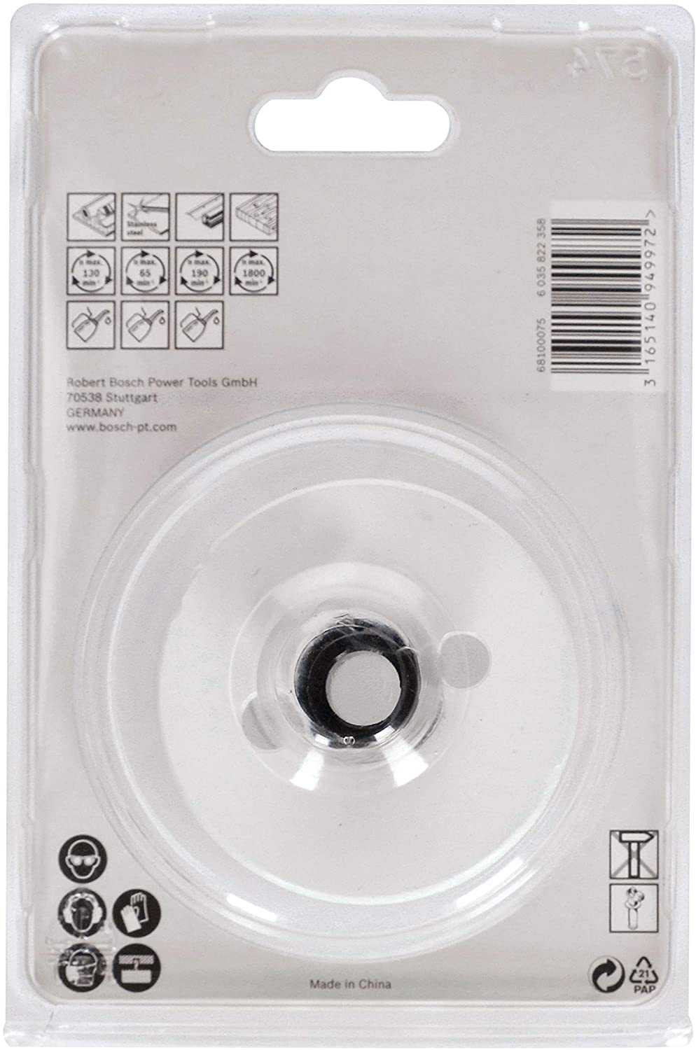 BOSCH Bi-Metal Hole Saw (for Wood and Metals, 8% Cobalt Alloy, Progressive Tooth Design, Ø 68 mm, Accessory Drills) - Image 3
