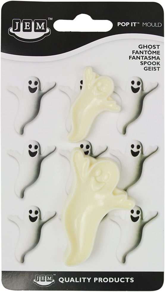 JEM "Pop It" Ghost Shaped Mould for Cake Decorating, Large/Small, Set of 2 - Image 2