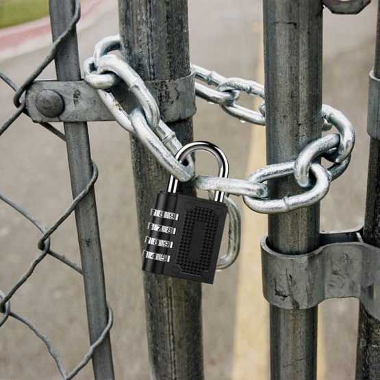 4 Digit Combination Lock, Code Padlock Use for School Locker, Gym Padlock, Employee Locker, Hasp, Parking Lock, Fence(2 Pack) - Image 3