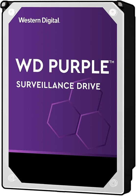 Western Digital Purple 3TB Surveillance 3.5 Inch SATA 6 Gb/s Hard Disk Drive with Allframe 4K Technology - 180TB/yr, 64MB Cache, 5400rpm - WD30PURZ