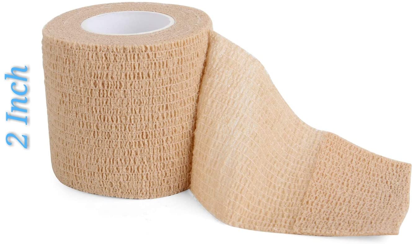 Cohesive Bandages 5cm x 4.5m, Self Adhesive Bandage Tape Vet Wrap for First Aid Sports Protection and Wrist - Image 2