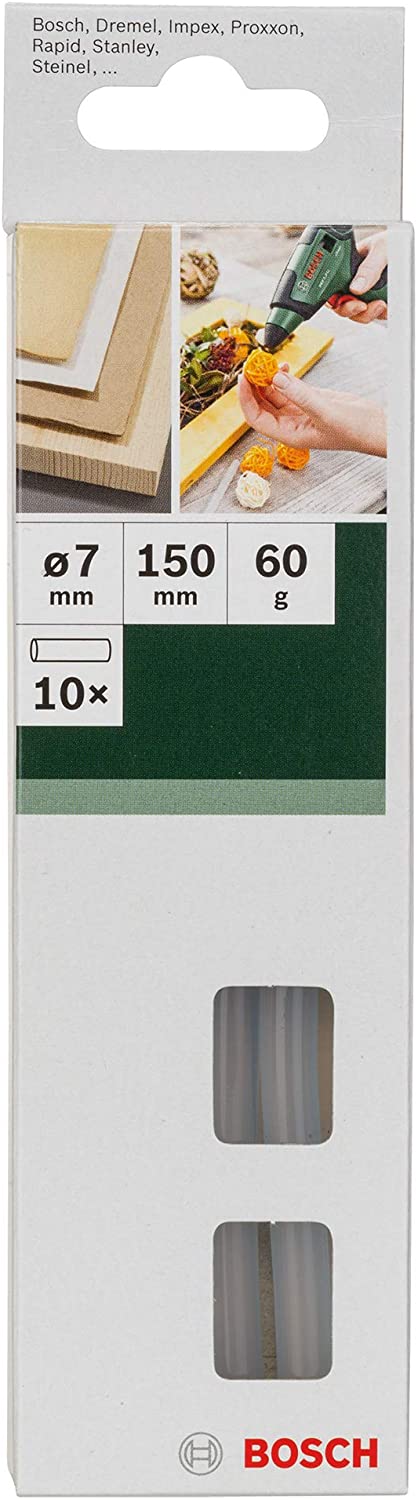 Bosch 2609256A04 7mm Transparent Glue Stick, 10 Count (Pack of 1) - Image 2