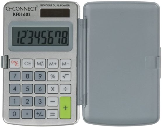 Q Connect 8-Digit Pocket Calculator