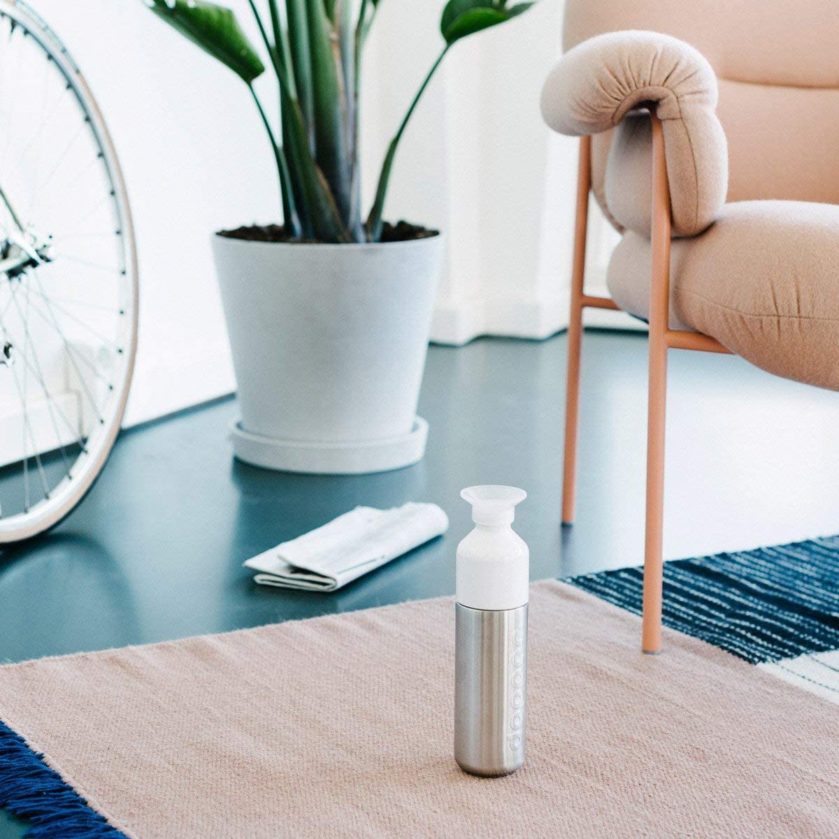Dopper Steel drinking bottle 490ml, stainless steel water bottle, BPA free water bottle, 18/8 stainless steel, leakproof - Image 3