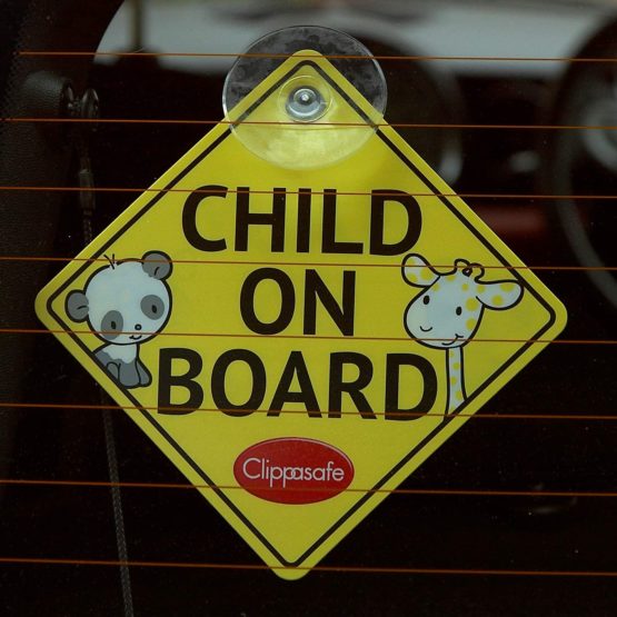 Clippasafe Baby and Child On Board Sign - Image 4